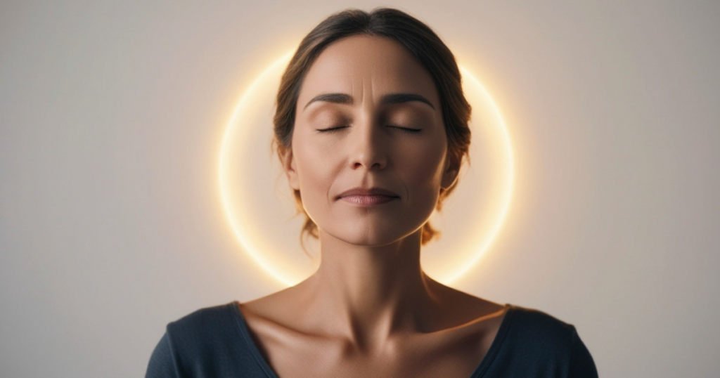 Halo Etkisi nedeniyle zihnin bir kişiyi veya markayı kusursuz olarak algılamasını simgeleyen görsel.